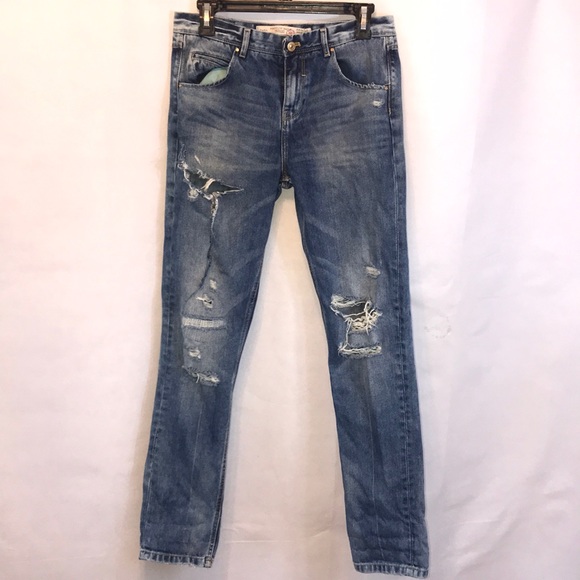 Zara Denim - Zara trafaluc Women’s denim premium wash size 02